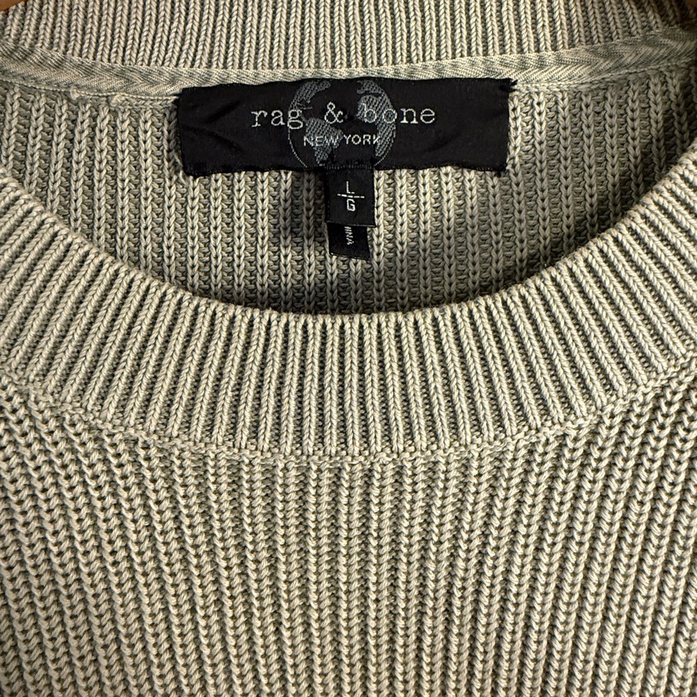 rag & bone Tan Crewneck Sweater Knit Minimalist - Picture 2 of 4